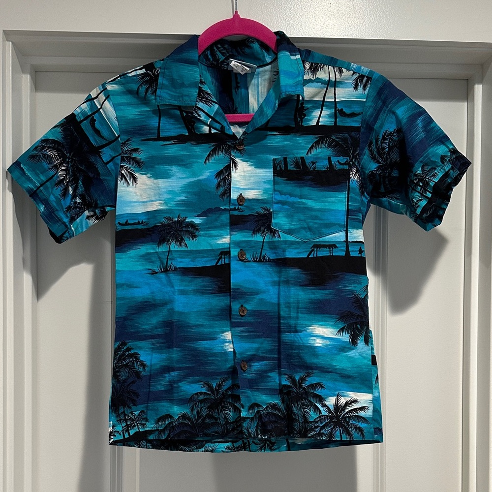 Tropical Blue Hawaiian Shirt